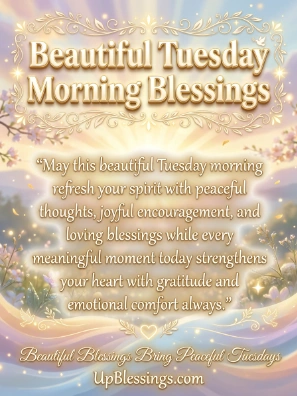 Beautiful Tuesday Morning Blessings
