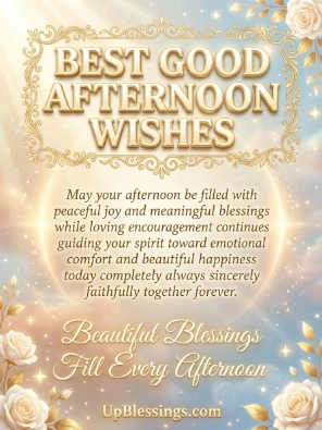 Best Good Afternoon Wishes