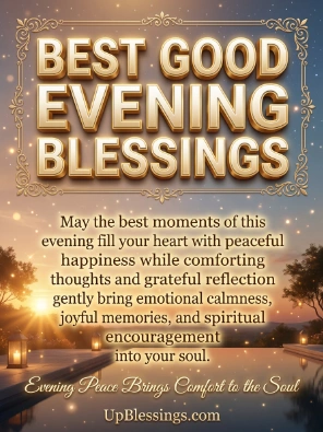 Best Good Evening Blessings