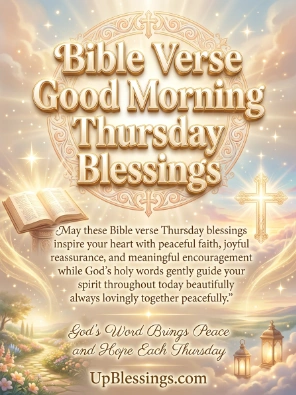 Bible Verse Good Morning Thursday Blessings