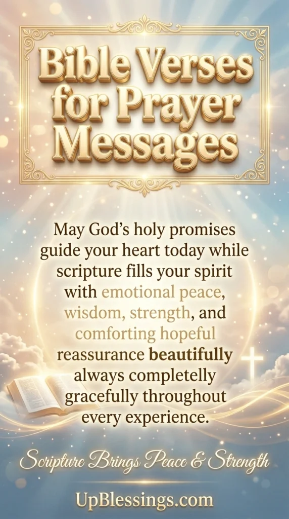 Bible Verses for Prayer Messages