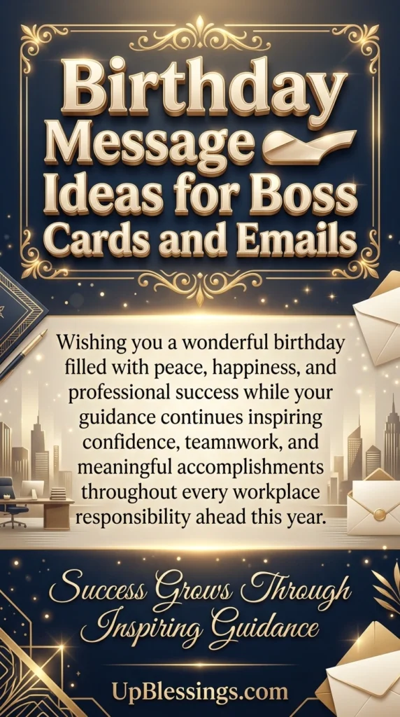 Birthday Message Ideas for Boss Cards and Emails