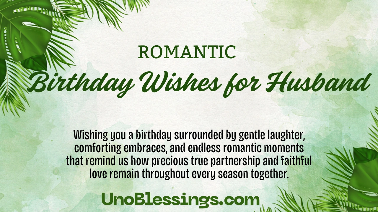 Birthday Wishes for Husband