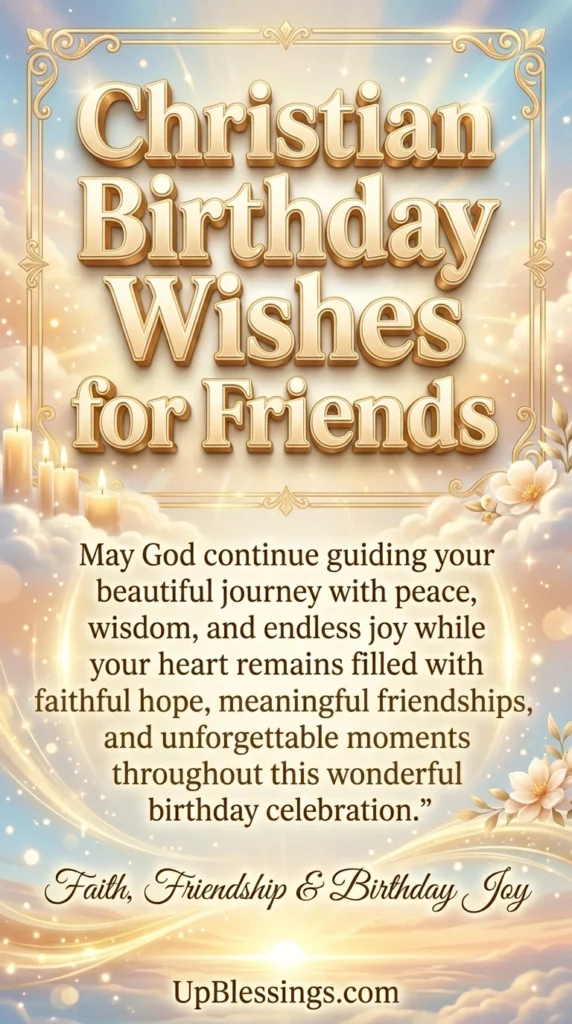 Christian Birthday Wishes for Friends