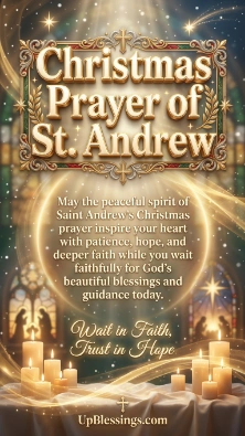 Christmas Prayer of St. Andrew