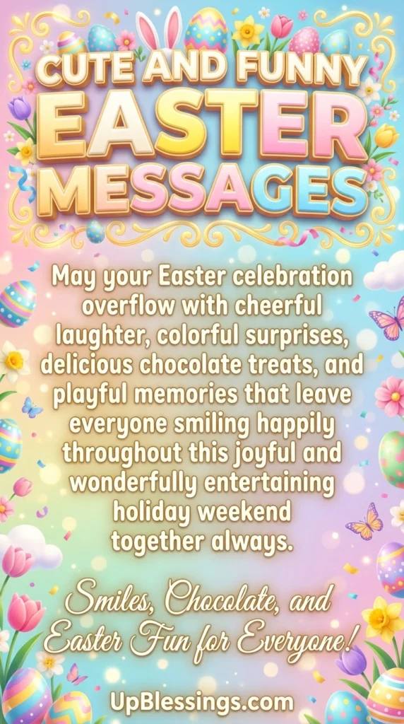 Cute and Funny Easter Messages