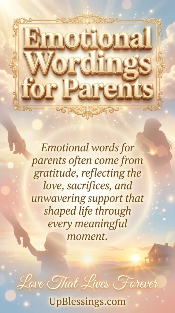 Emotional Wordings for Parents