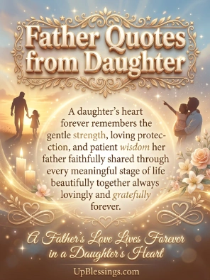 Father Quotes from Daughter