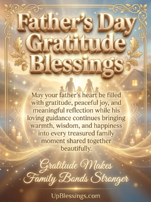 Father’s Day Gratitude Blessings