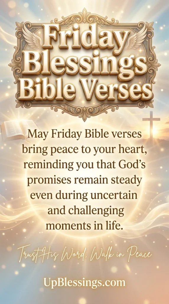 Friday Blessings Bible Verses