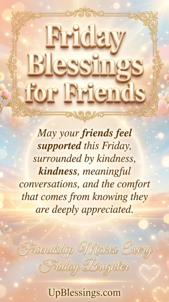 Friday Blessings for Friends