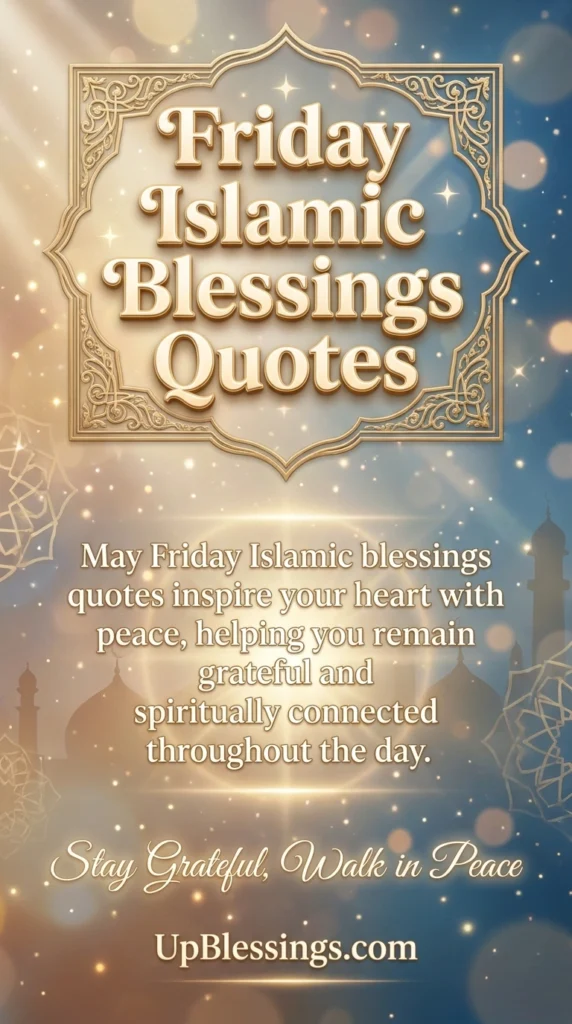 Friday Islamic Blessings Quotes