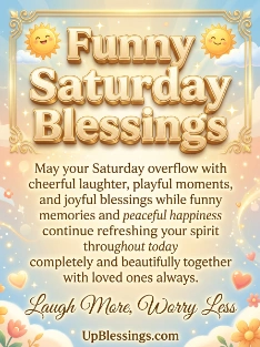 Funny Saturday Blessings
