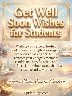 Get Well Soon Wishes for Students