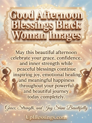 Good Afternoon Blessings Black Woman Images