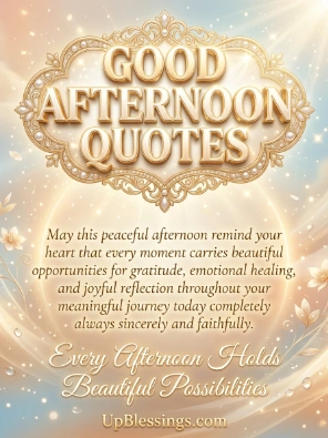 Good Afternoon Quotes