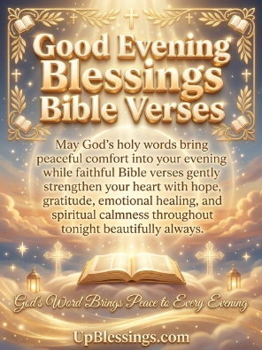 Good Evening Blessings Bible Verses