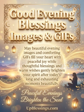 Good Evening Blessings Images & GIFs