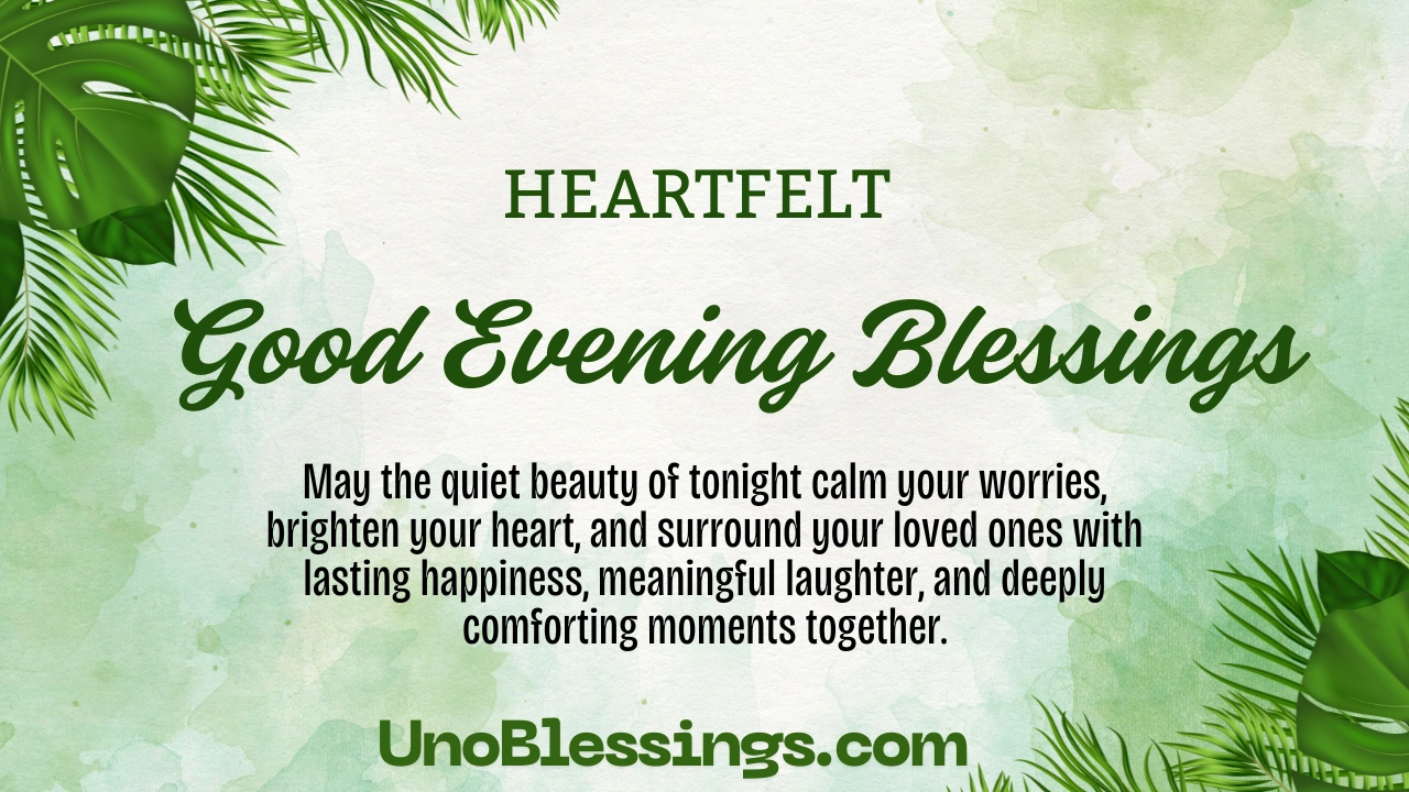Good Evening Blessings