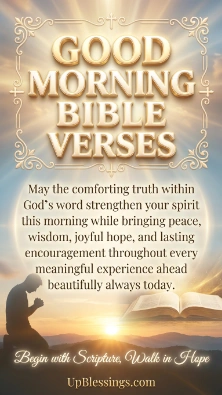 Good Morning Bible Verses