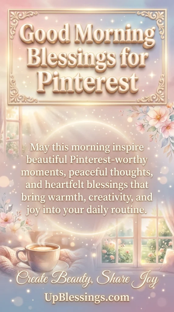 Good Morning Blessings for Pinterest
