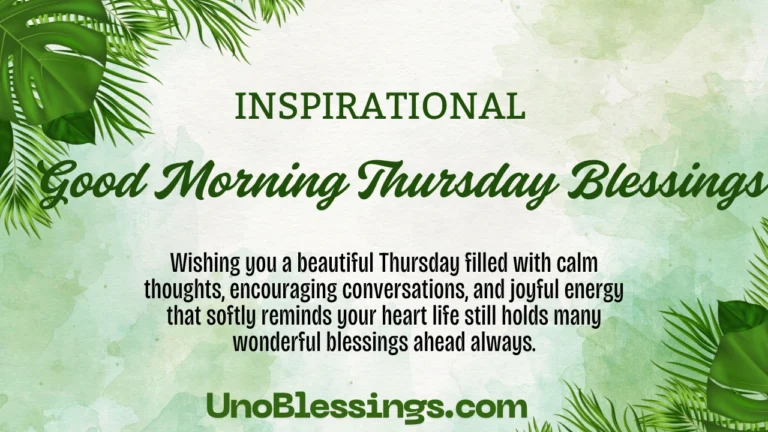 Good Morning Thursday Blessings