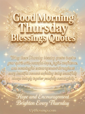 Good Morning Thursday Blessings Quotes