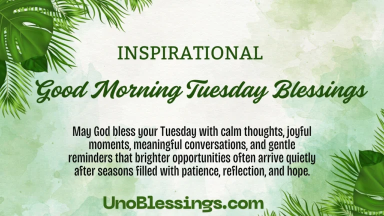 Good Morning Tuesday Blessings