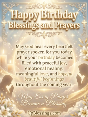 Happy Birthday Blessings and Prayers
