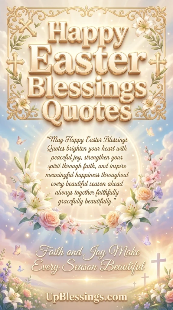 Happy Easter Blessings Quotes
