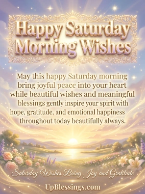 Happy Saturday Morning Wishes