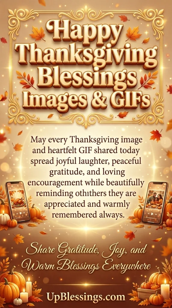 Happy Thanksgiving Blessings Images & GIFs