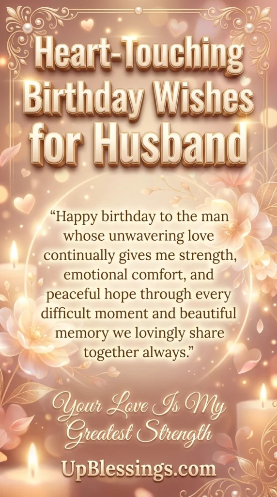 Heart-Touching Birthday Wishes for Husband