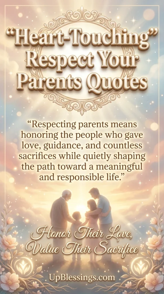 Heart-Touching Respect Your Parents Quotes