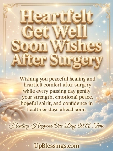 Heartfelt Get Well Soon Wishes After Surgery