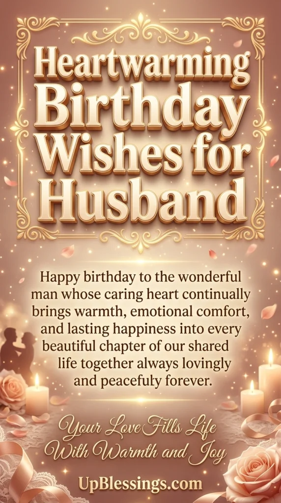 Heartwarming Birthday Wishes for Husband