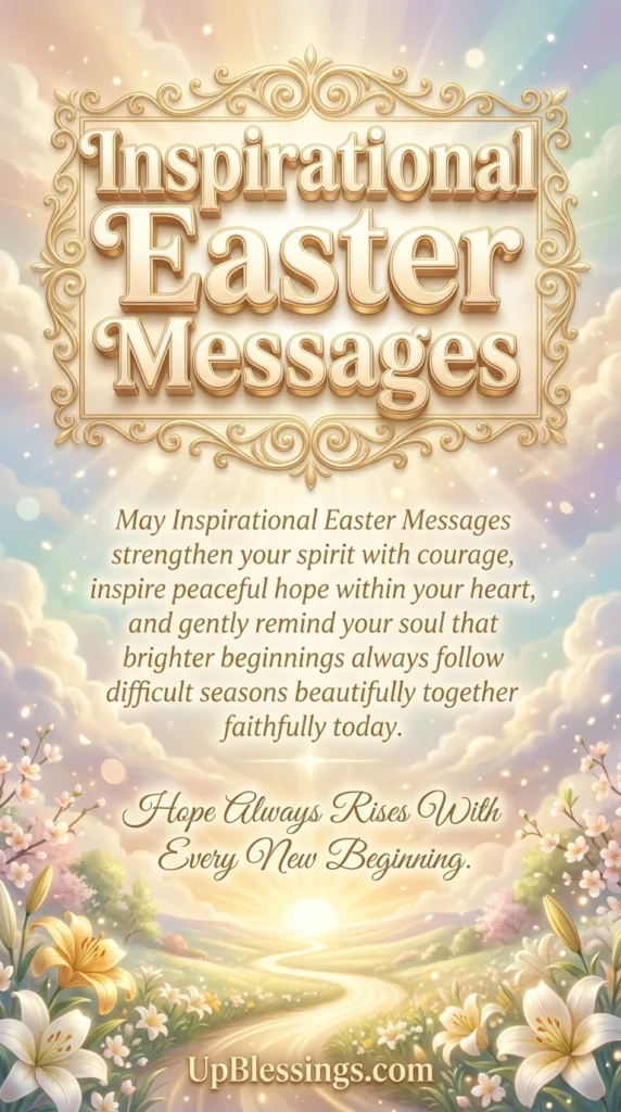 Inspirational Easter Messages