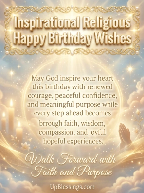 Inspirational Religious Happy Birthday Wishes
