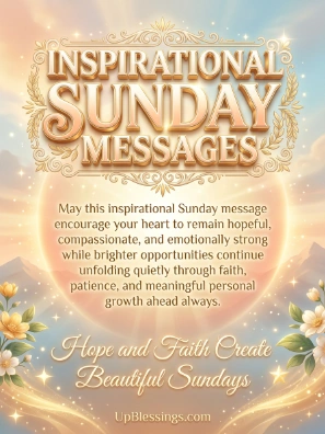 Inspirational Sunday Messages