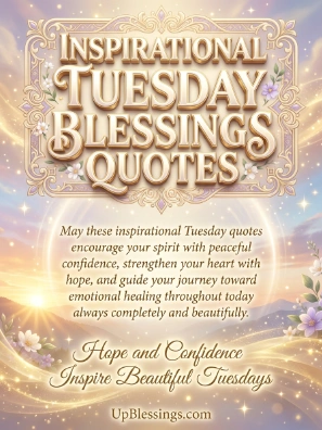 Inspirational Tuesday Blessings Quotes