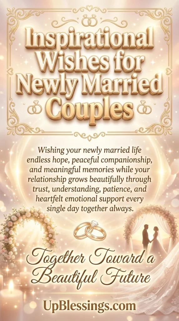 Inspirational Wishes for Newly Married Couples