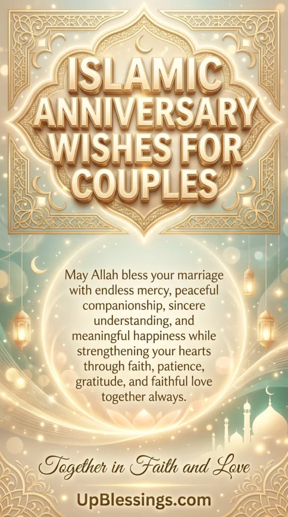 Islamic Anniversary Wishes for Couples