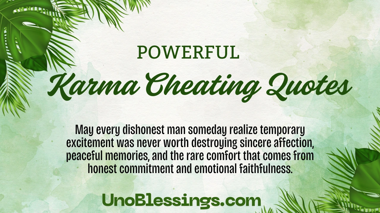 Karma Cheating Quotes