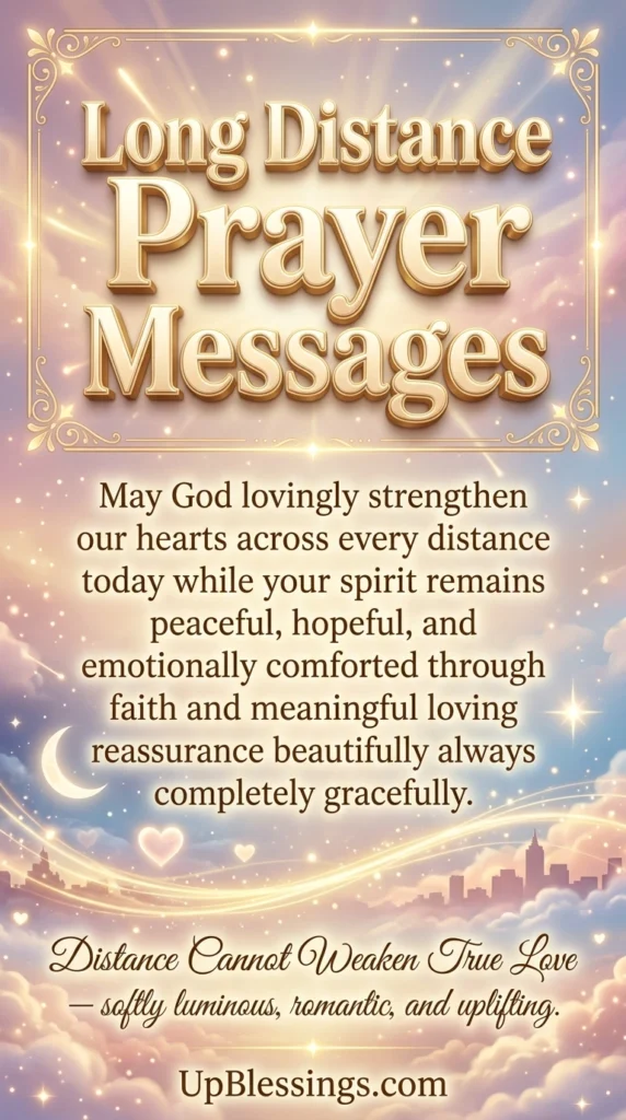 Long Distance Prayer Messages
