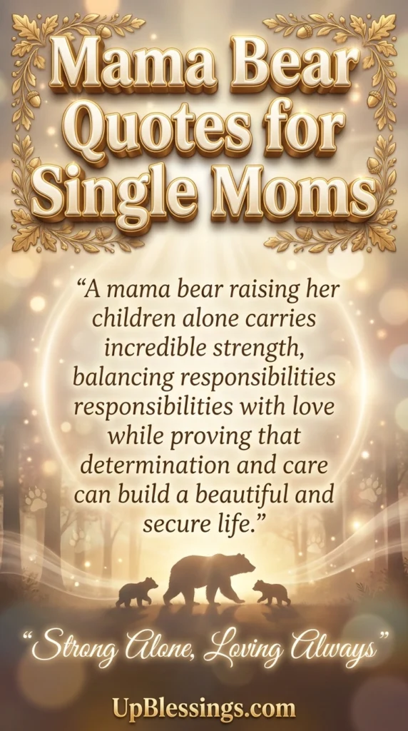 Mama Bear Quotes for Single Moms