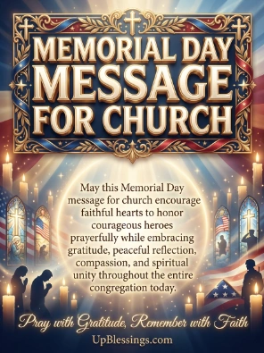 Memorial Day Message for Church