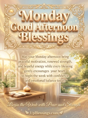 Monday Good Afternoon Blessings