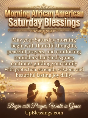Morning African American Saturday Blessings