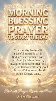 Morning Blessing Prayer to Start the Day