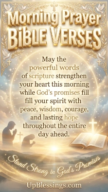 Morning Prayer Bible Verses